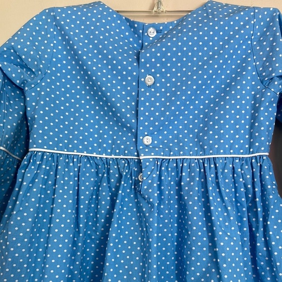 Eleanor Rose Blue A-line Bell Sleeve Dress - Picture 4 of 11